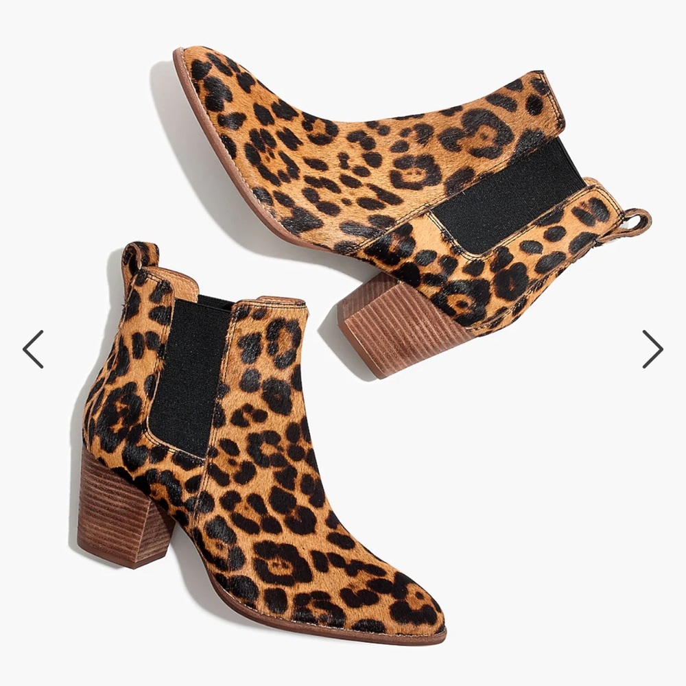 MADEWELL - The Regan - Calf hair ankle booties